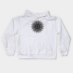 Decorative Mandala Graphic Print Design GC-005 Kids Hoodie